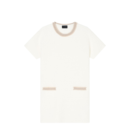 Ottoman Fabric Dress with Fringed Details - Image 1