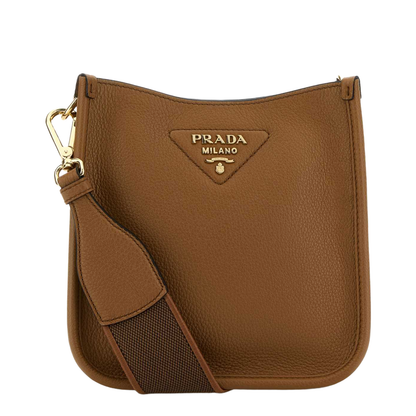 Caramel Leather Mini Shoulder Bag - Image 1