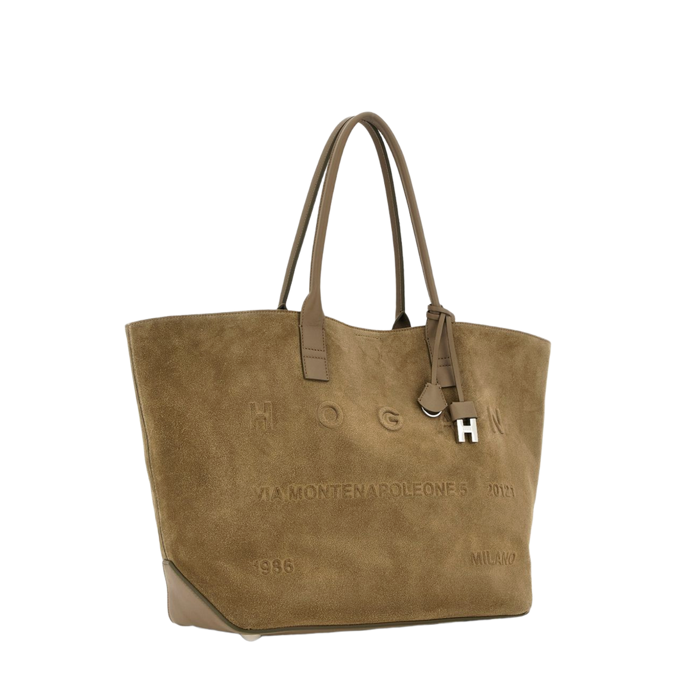 Medium Calf Leather Shopping Bag - Beige - Image 7