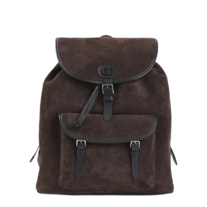 Antibes Suede Backpack - Ebony - Image 2