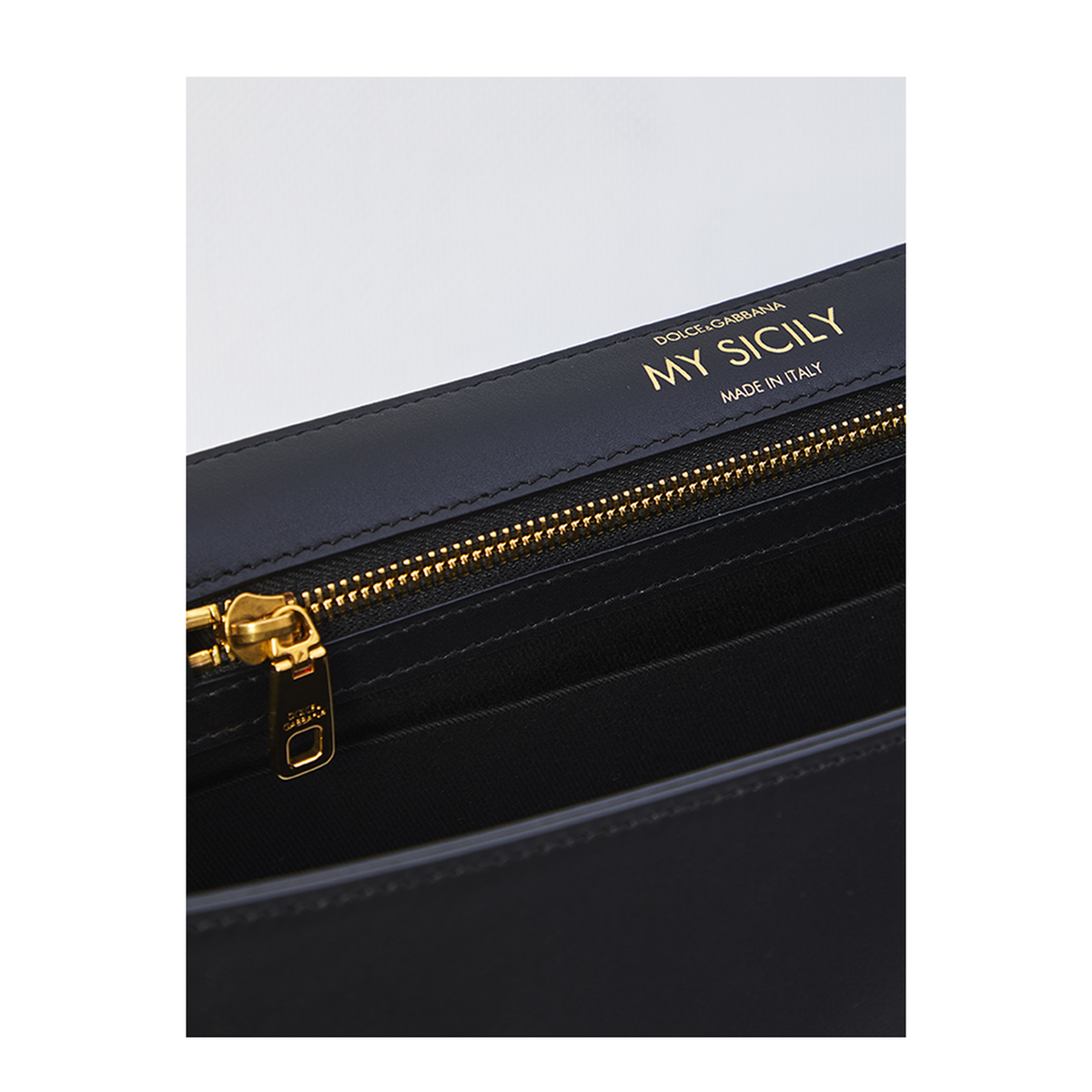 My Sicily Maxi Calfskin Handbag - Black - Image 4