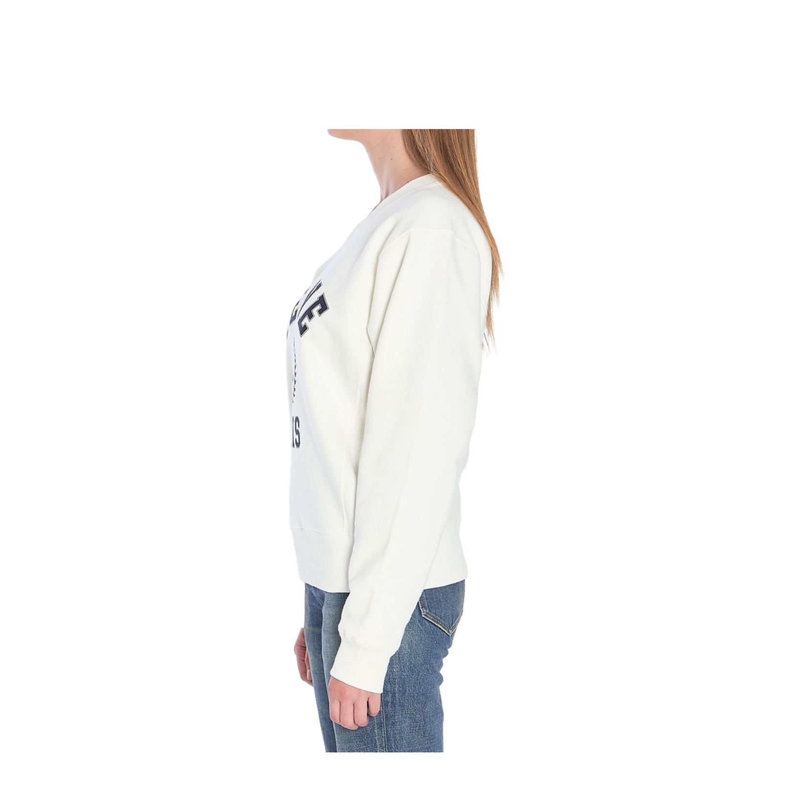 Oversized Sweatshirt in Cotton Fleece - Image 2