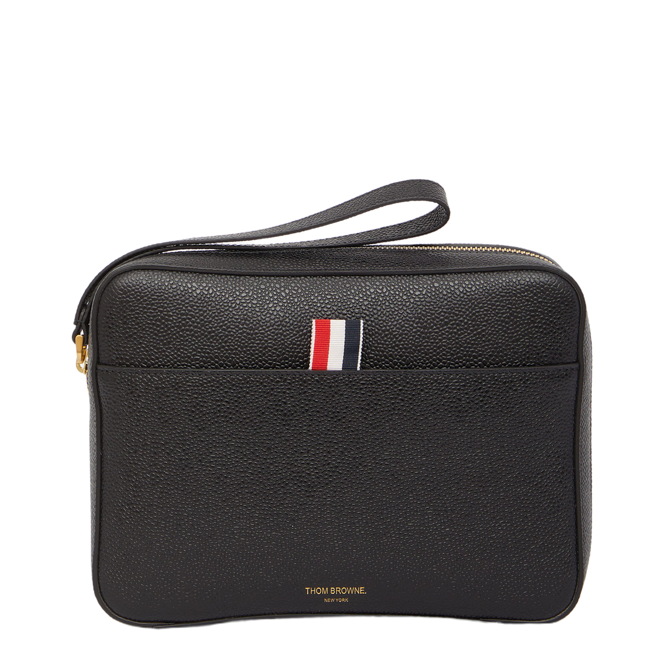 Clutch Black Leather With RWB Strap - Image 4