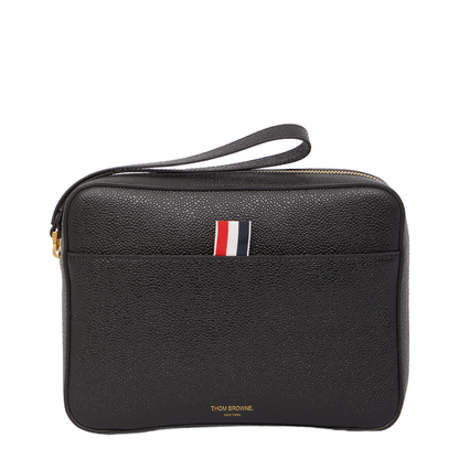 Clutch Black Leather With RWB Strap - Image 4
