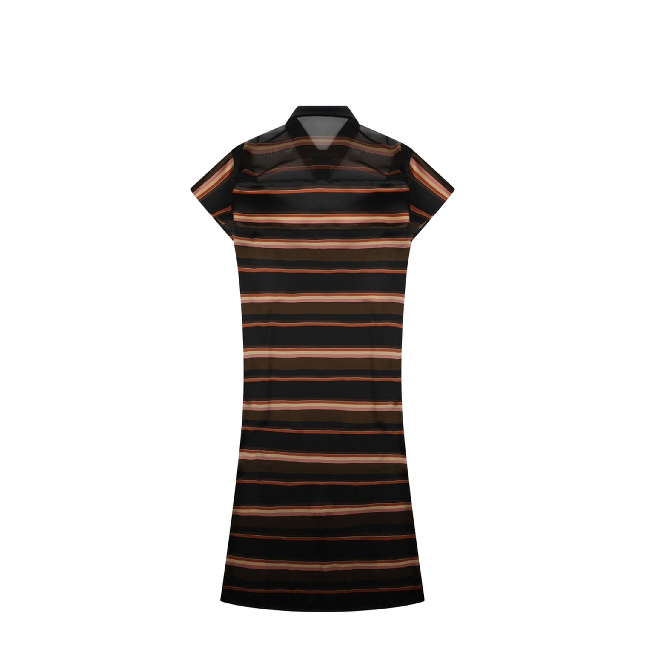 MIDI DRESS WITH HORIZONTAL STRIPE PRINT - Image 5