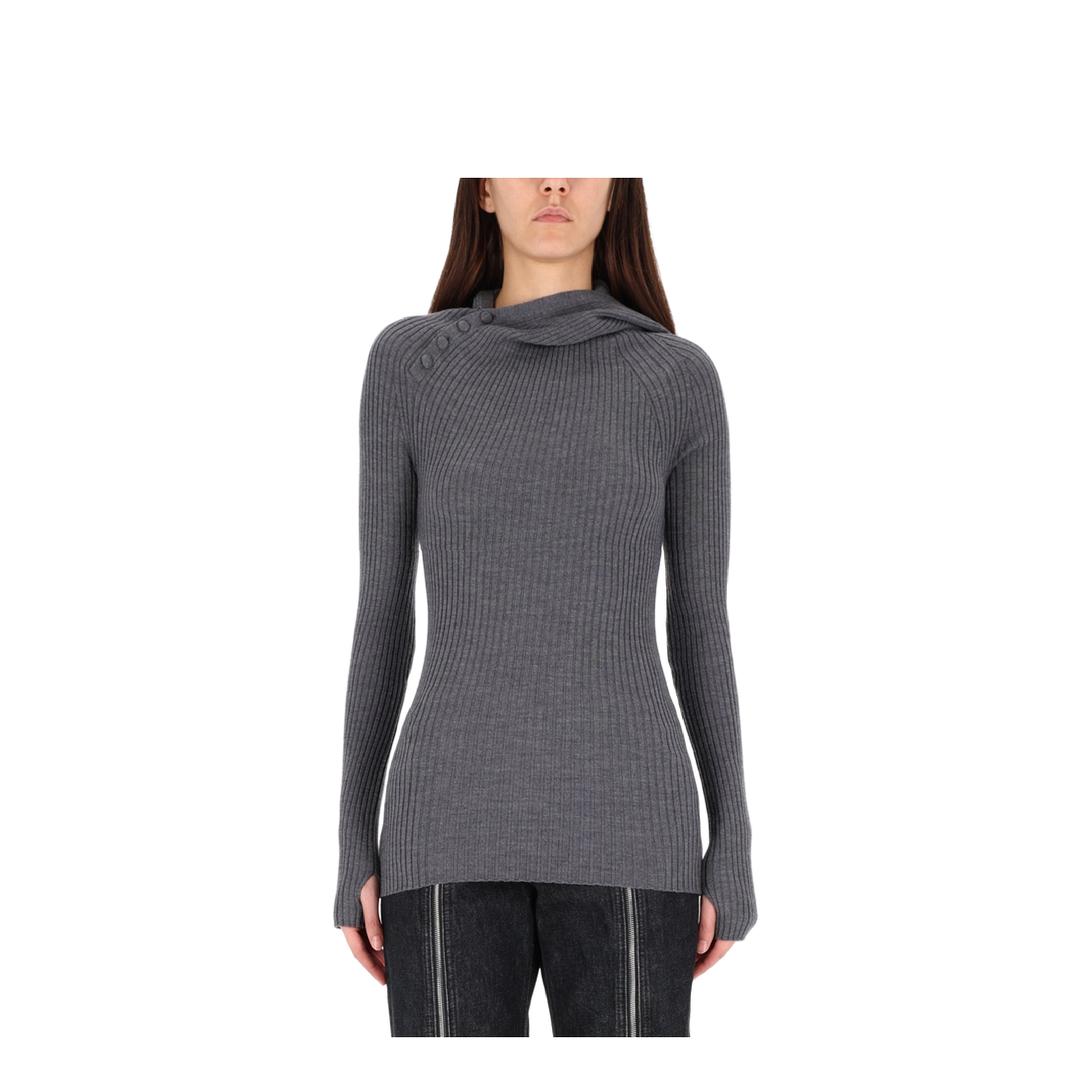 Ribbed Wool Sweater - Image 1
