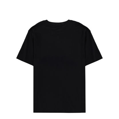 Black Logo-Embroidered Boyfriend T-Shirt - Image 2