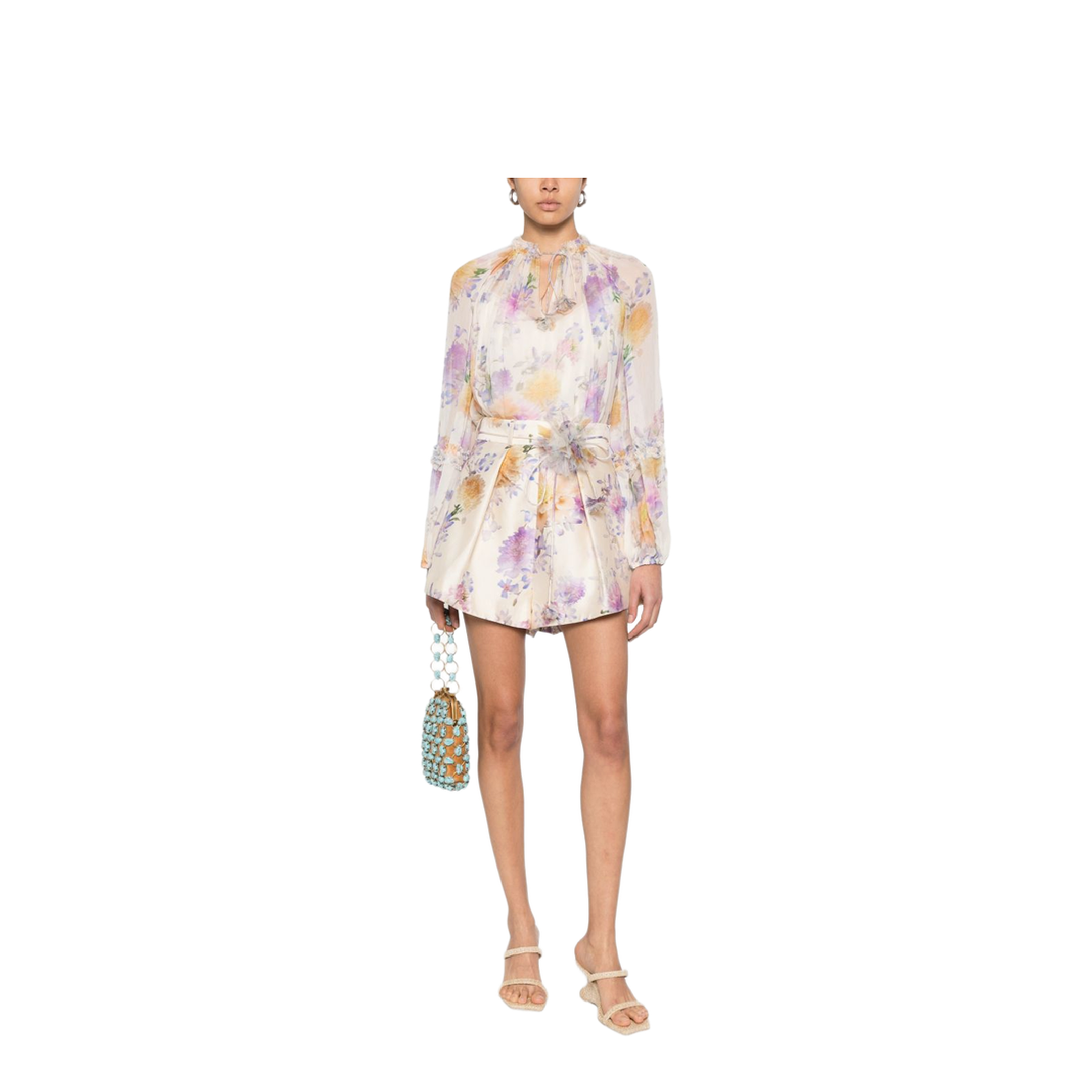 Luna Ruffle Floral Blouse - Image 3