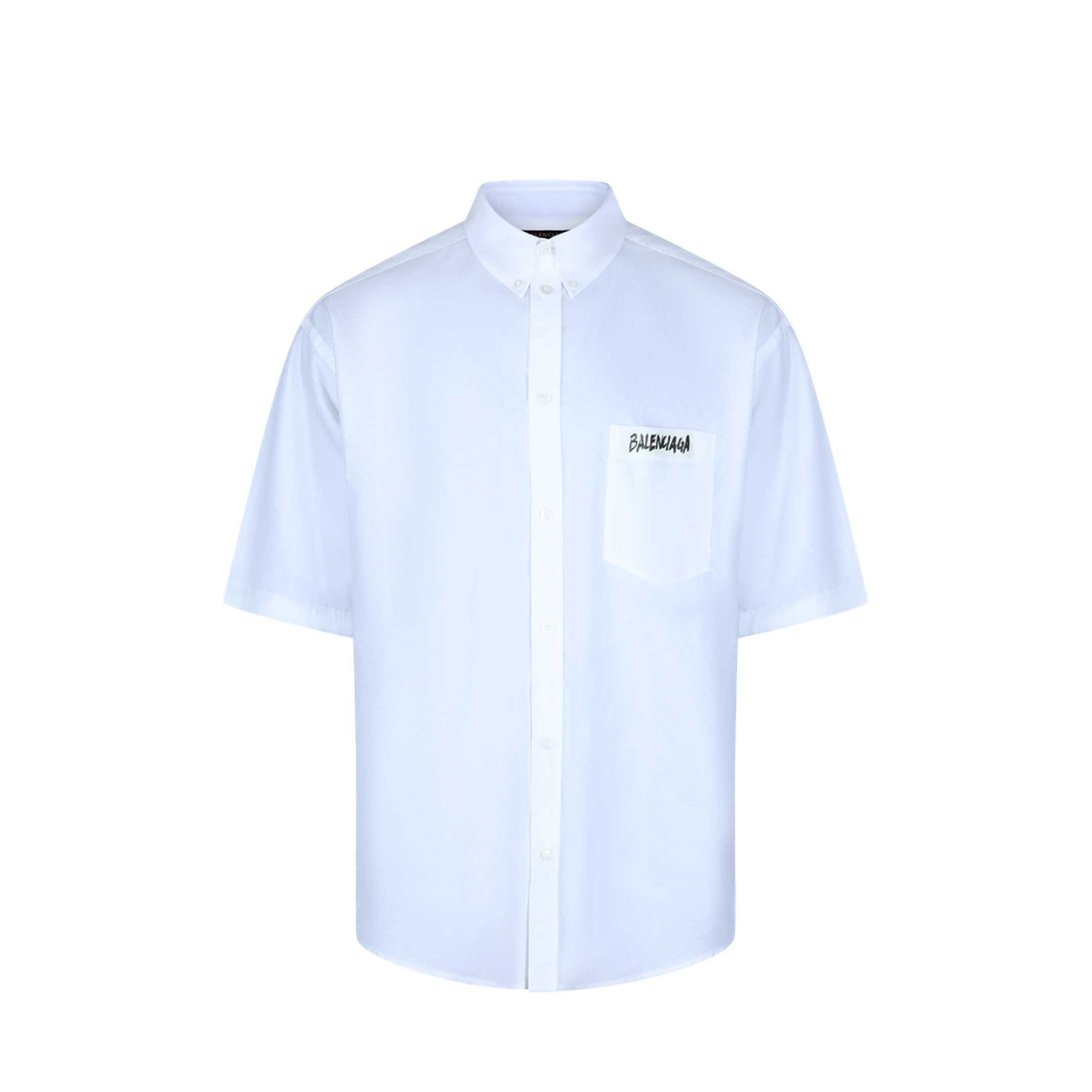 White Poplin Oversize Shirt - Image 1