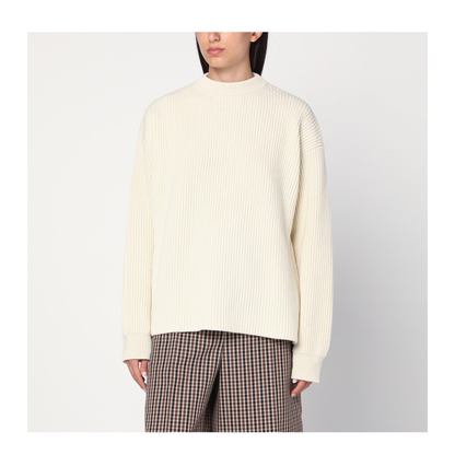 Knitted Sweater White - Image 1