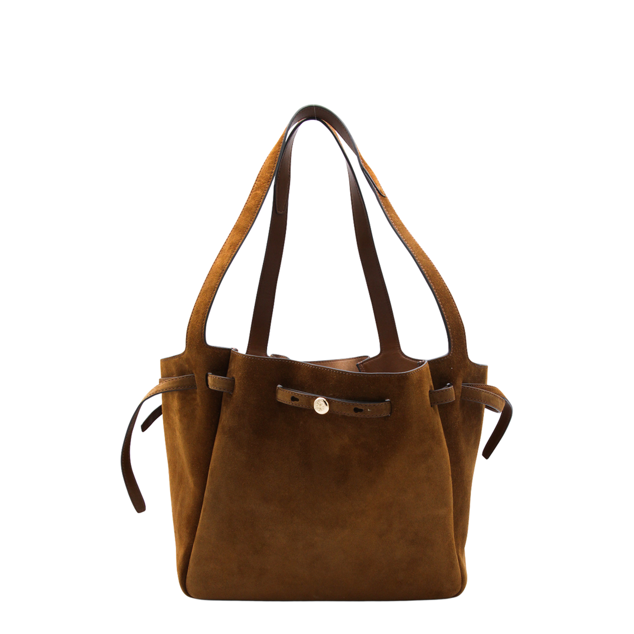 Romy Suede Tote - Caramel - Image 1