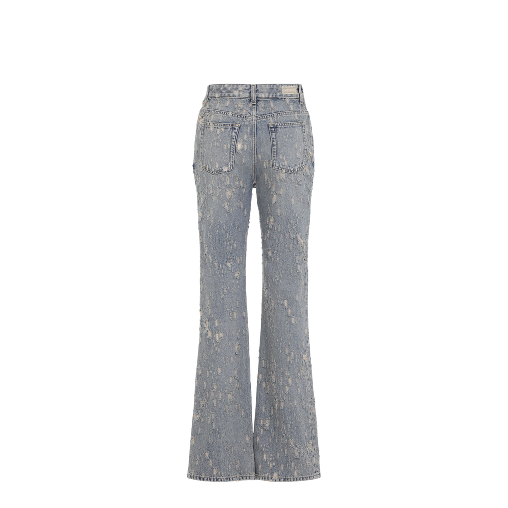 Distressed Flared Jeans - Image 4