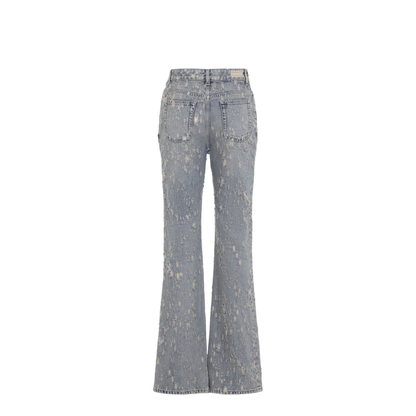 Distressed Flared Jeans - Image 4