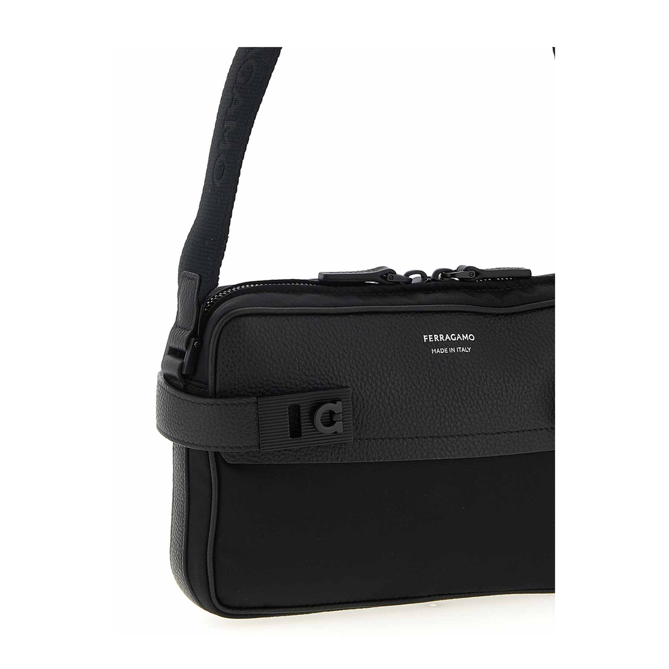 Crossbody Bag with Gancini Buckles - Image 2