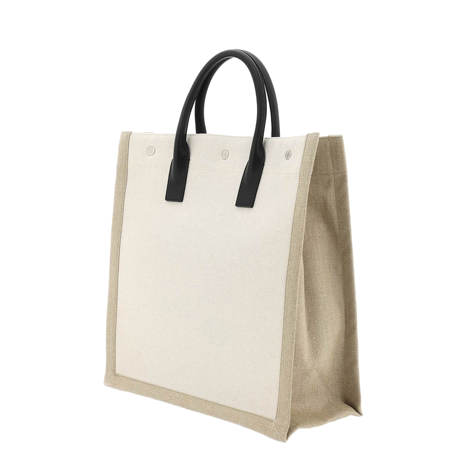 Two-tone Canvas Rive Gauche Shopping Bag - Image 3