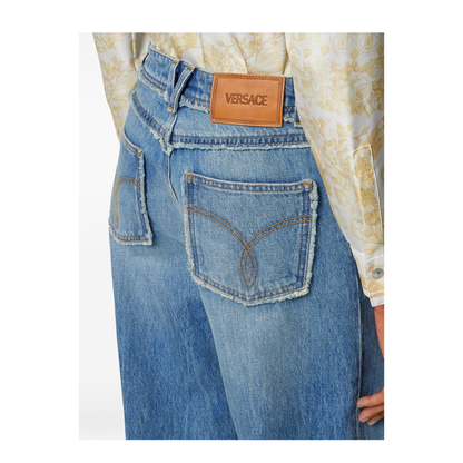 Women's Flared Denim Jeans - Image 5