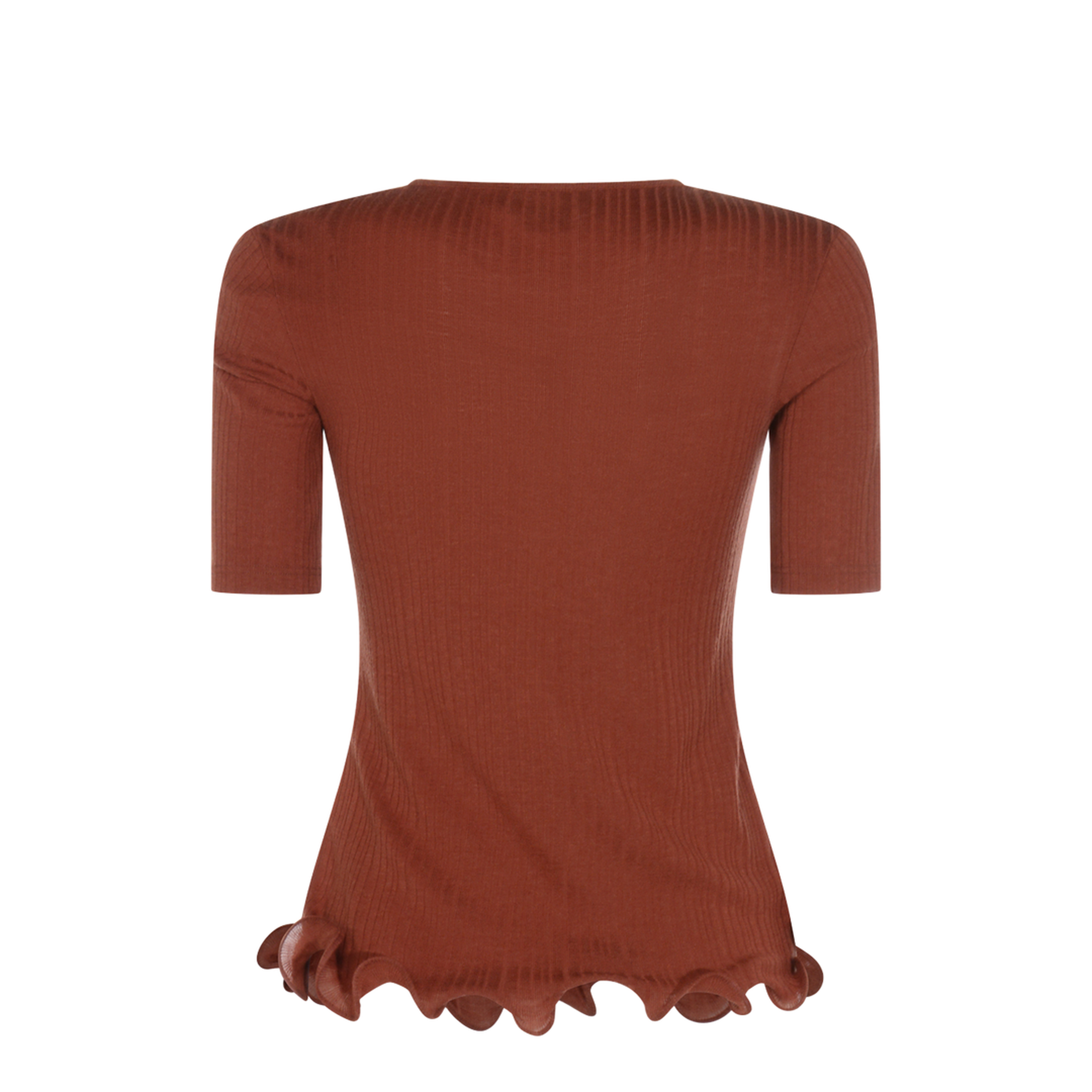 Wool Short Sleeved Virgin Top - Image 3