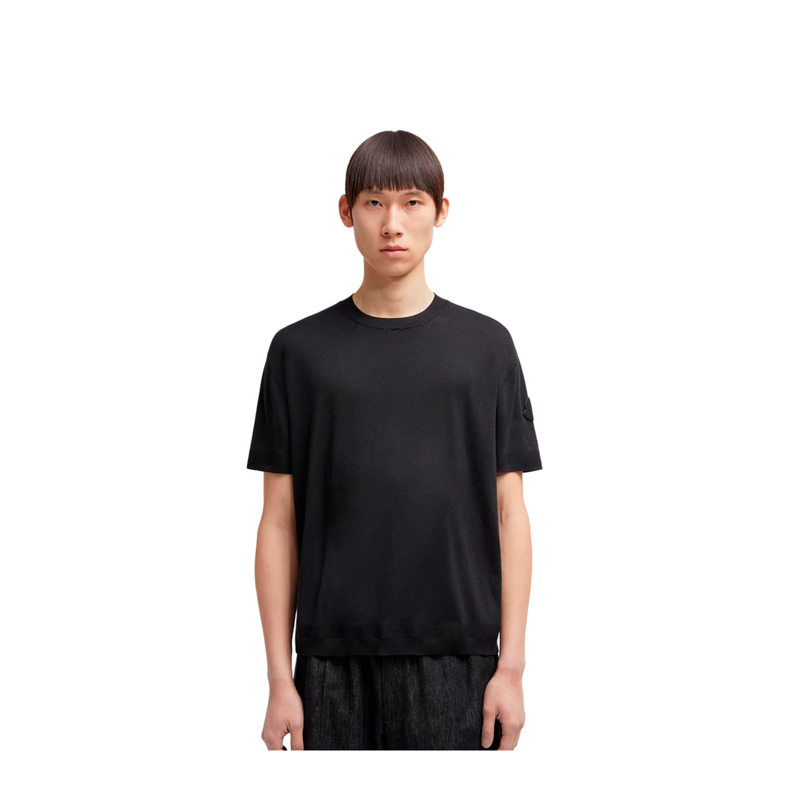 Silk & Cotton Knit T-Shirt - Image 2