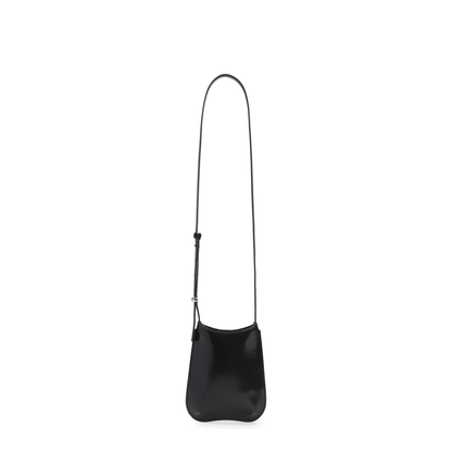 The Bisou Calf Leather Handbag - Black - Image 2