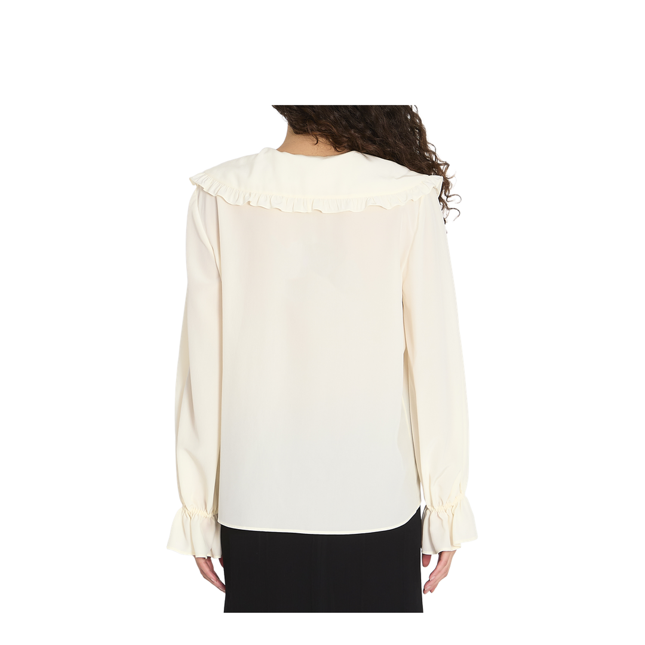 Fluid Silk Blouse - Image 4