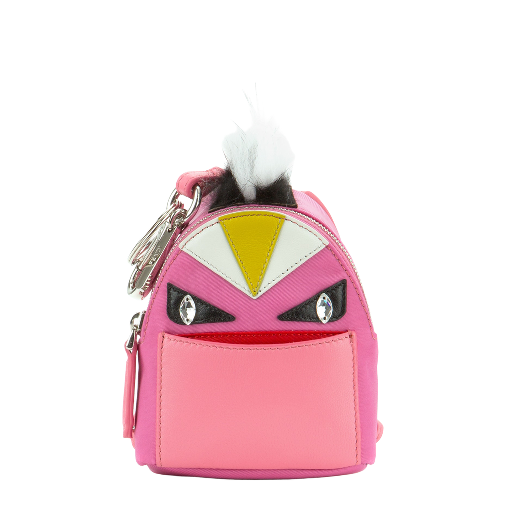 Leather Bag Bugs Backpack Charm Key Chain - Image 1