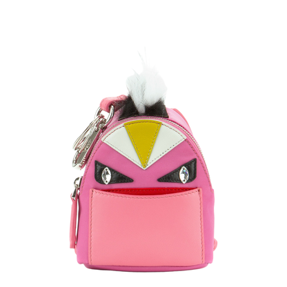 Leather Bag Bugs Backpack Charm Key Chain - Image 1