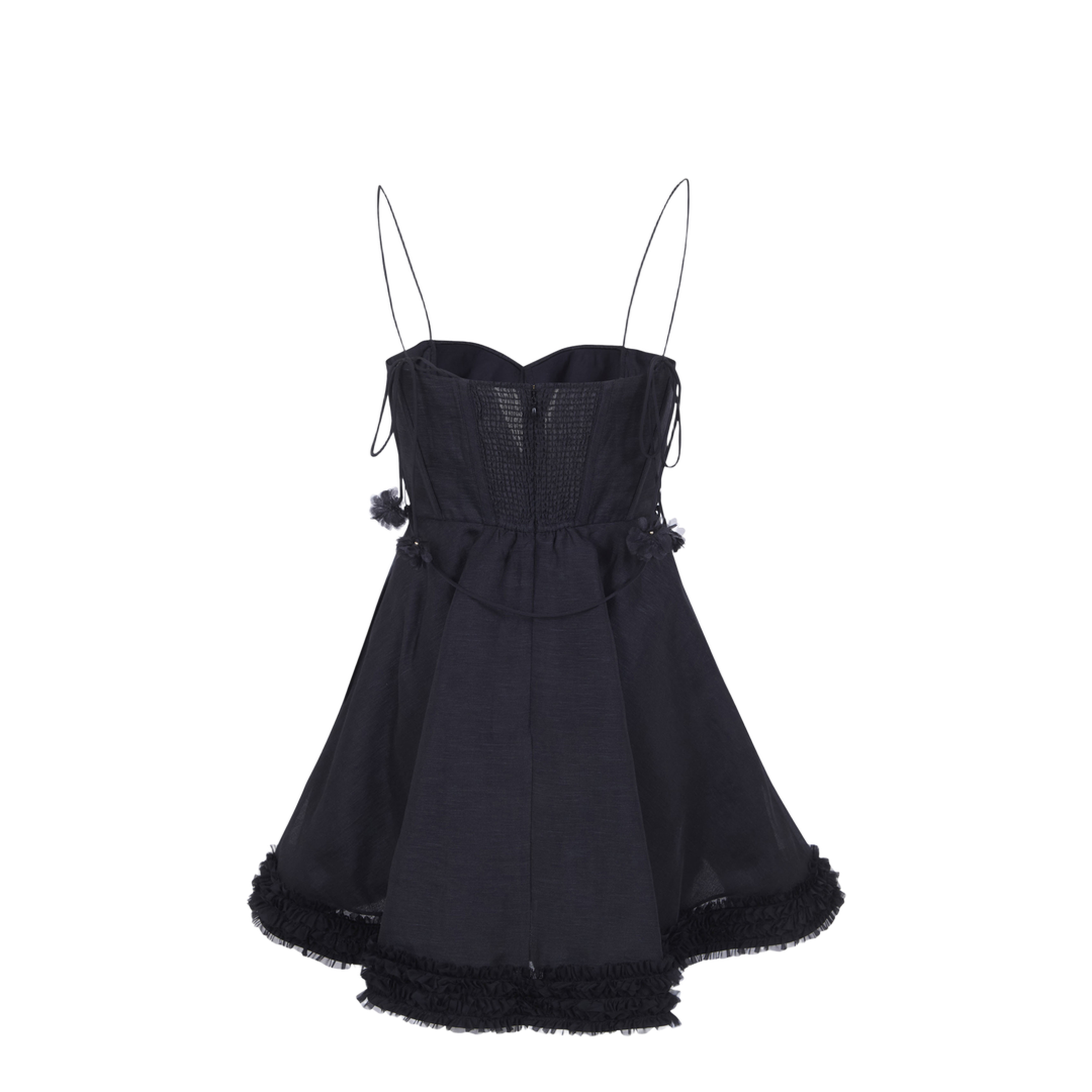 Luna Ruffle Mini Dress - Image 2