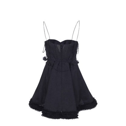 Luna Ruffle Mini Dress - Image 2