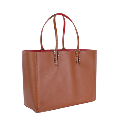 Cabata Studded Leather Shoulder Bag - Brown - Image 3