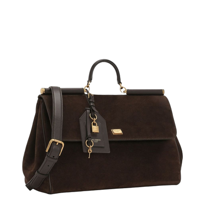 My Sicily Medium Calfskin Handbag - Brown - Image 2