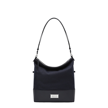 5AC Medium Calfskin Hobo Bag - Twilight Blue - Image 1