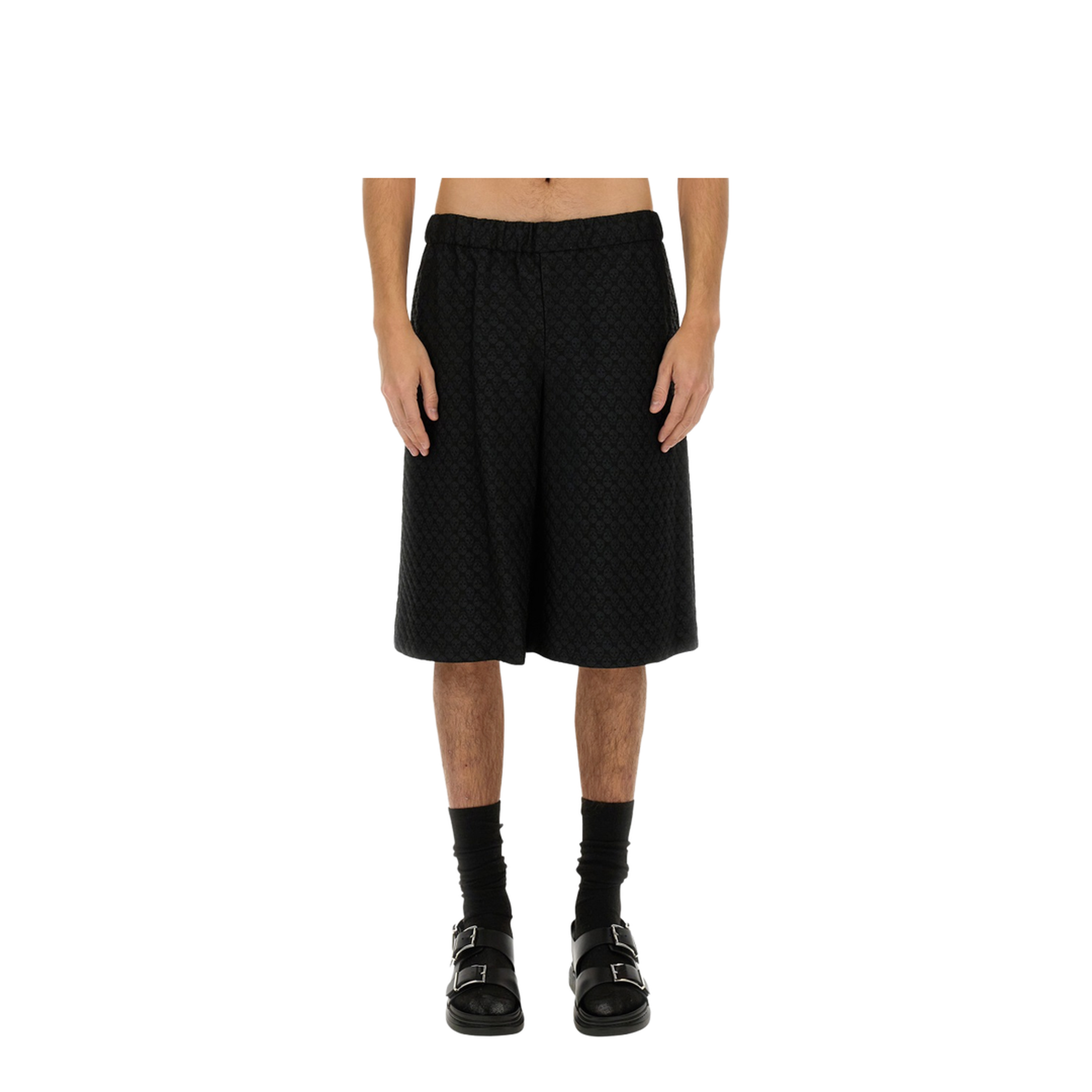 Jacquard Skull Shorts - Image 1