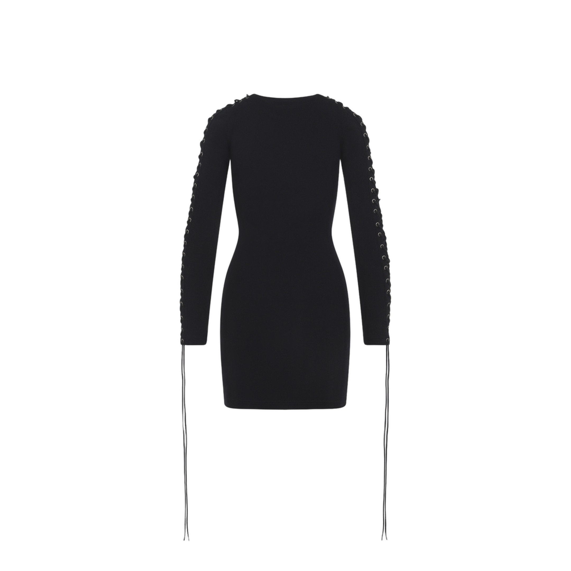 Lace-Up Mini Dress - Image 4