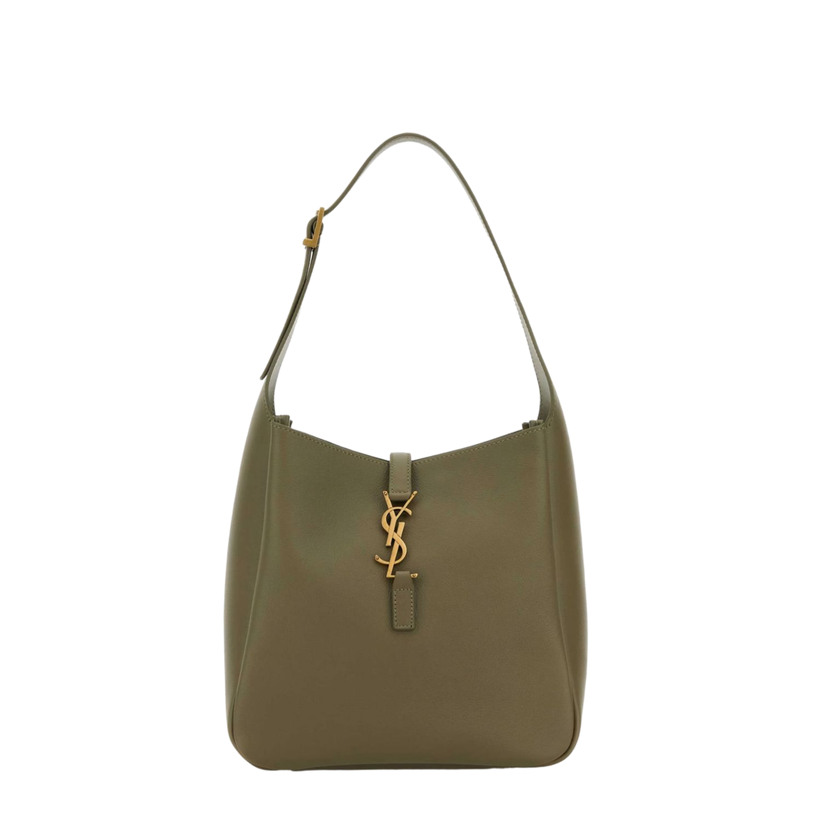Le 5 à 7 Small Leather Shoulder Bags - Olive Green - Image 1