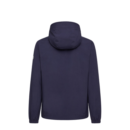 Hooded Shell Jacket - Navy Blue - Image 2