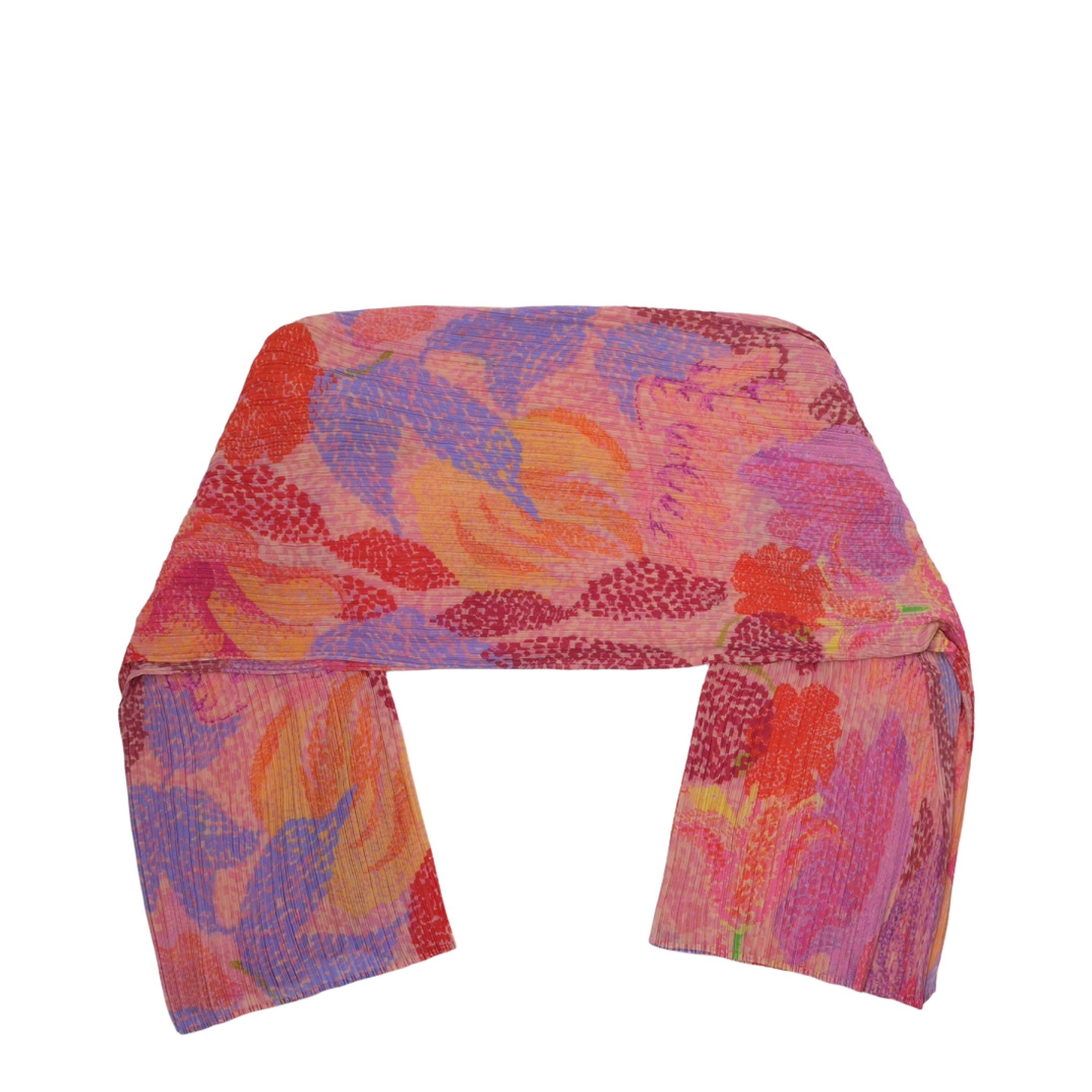 Floral Print Poncho - Image 2