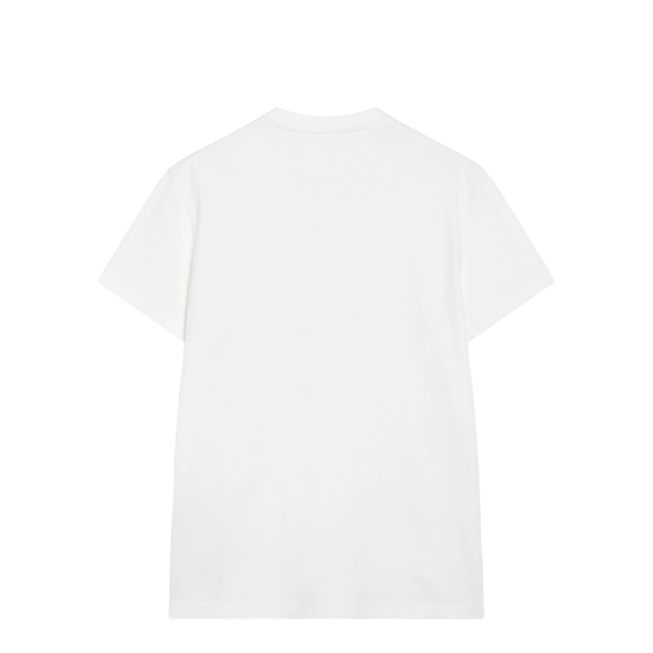 Double-layer cotton T-shirt in white - Image 2