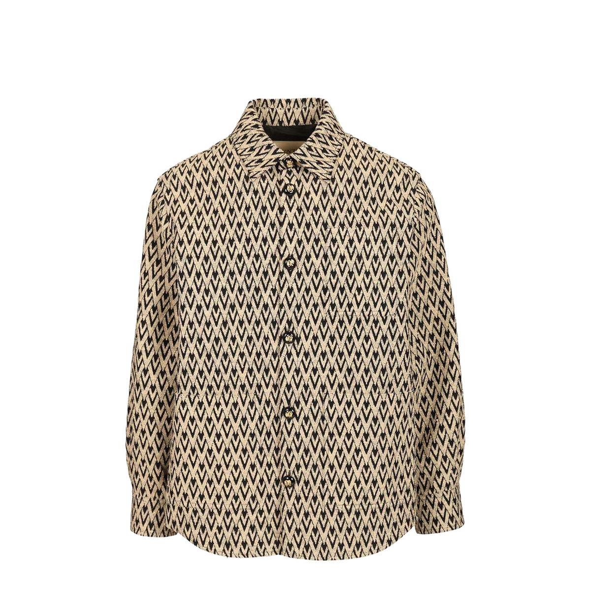 Jacquard Cotton Blend Jacket - Image 1