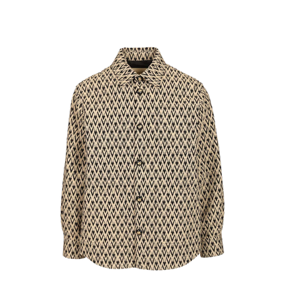 Jacquard Cotton Blend Jacket - Image 1