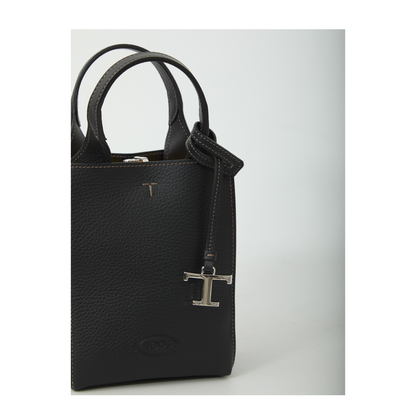 Voyou Medium Calfskin Bag - Black - Image 4