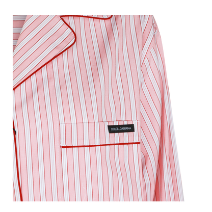 Striped Poplin Shirt In Multicolor - Image 5