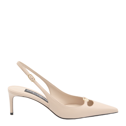 Slingback Pumps in Silk Nappa - Image 1
