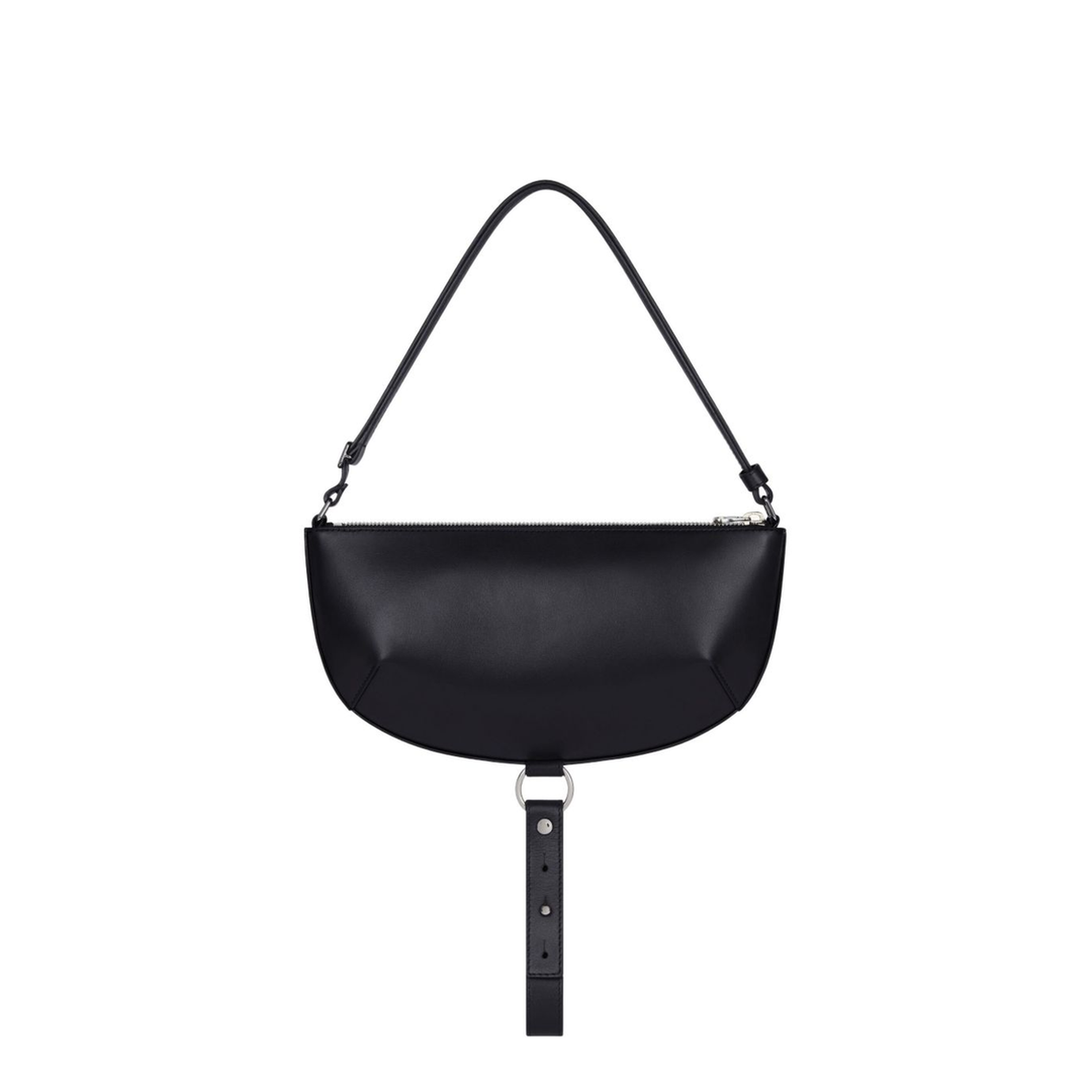 Holy Eclipse Medium Calf Leather Shoulder Bag - Black - Image 2
