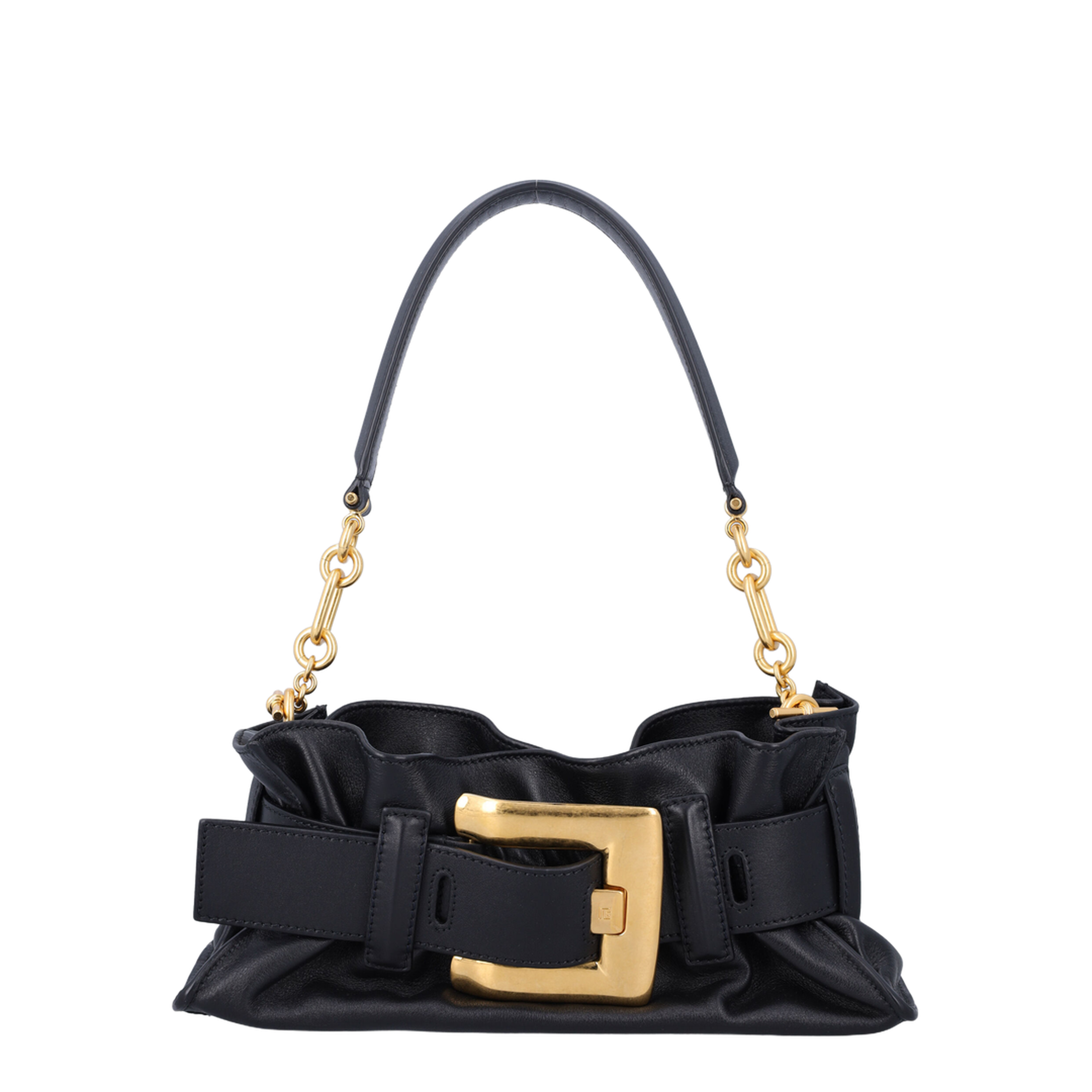 Shoulder Bag Leather Black - Image 1