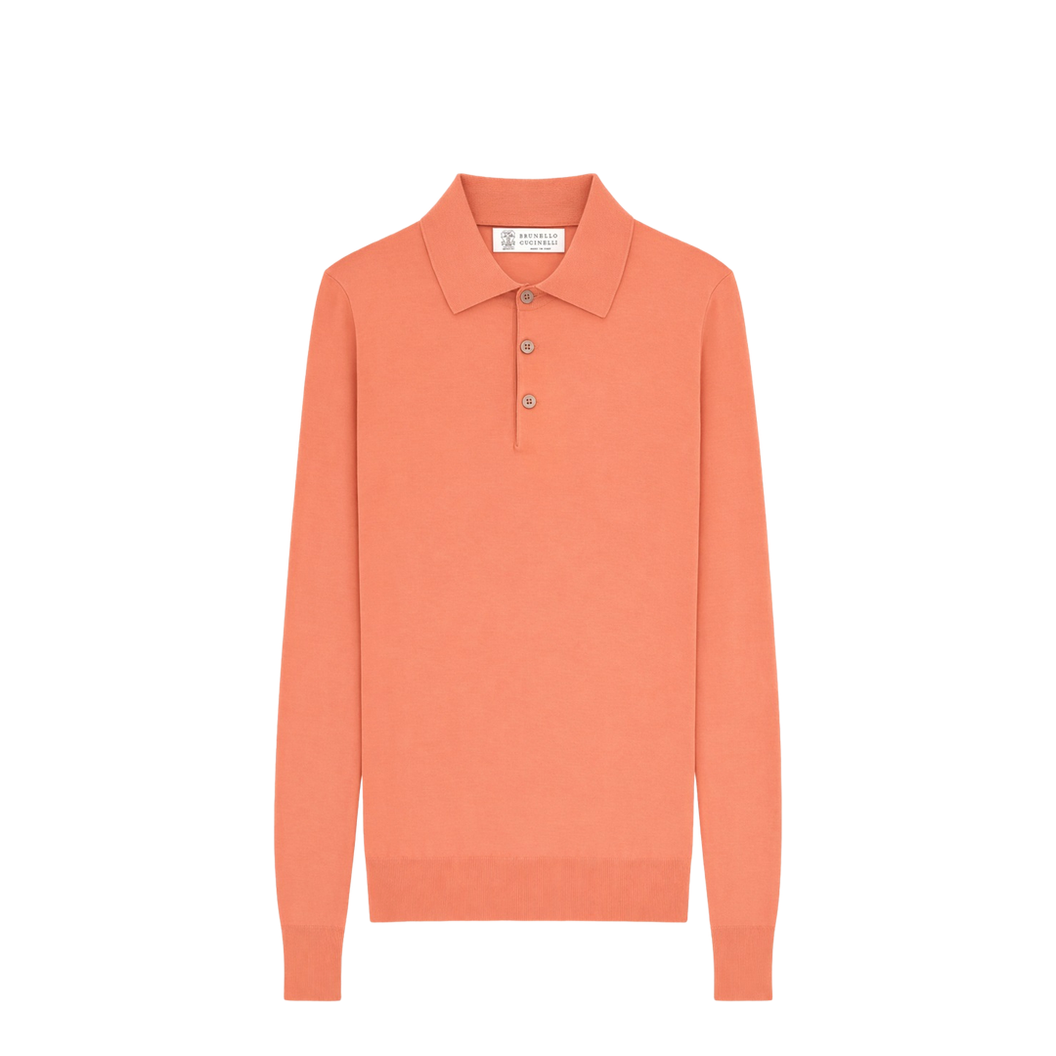 Cotton Knit Polo Shirt - Image 1