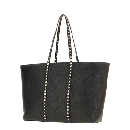 Rockstud Leather Tote Bag - Image 1