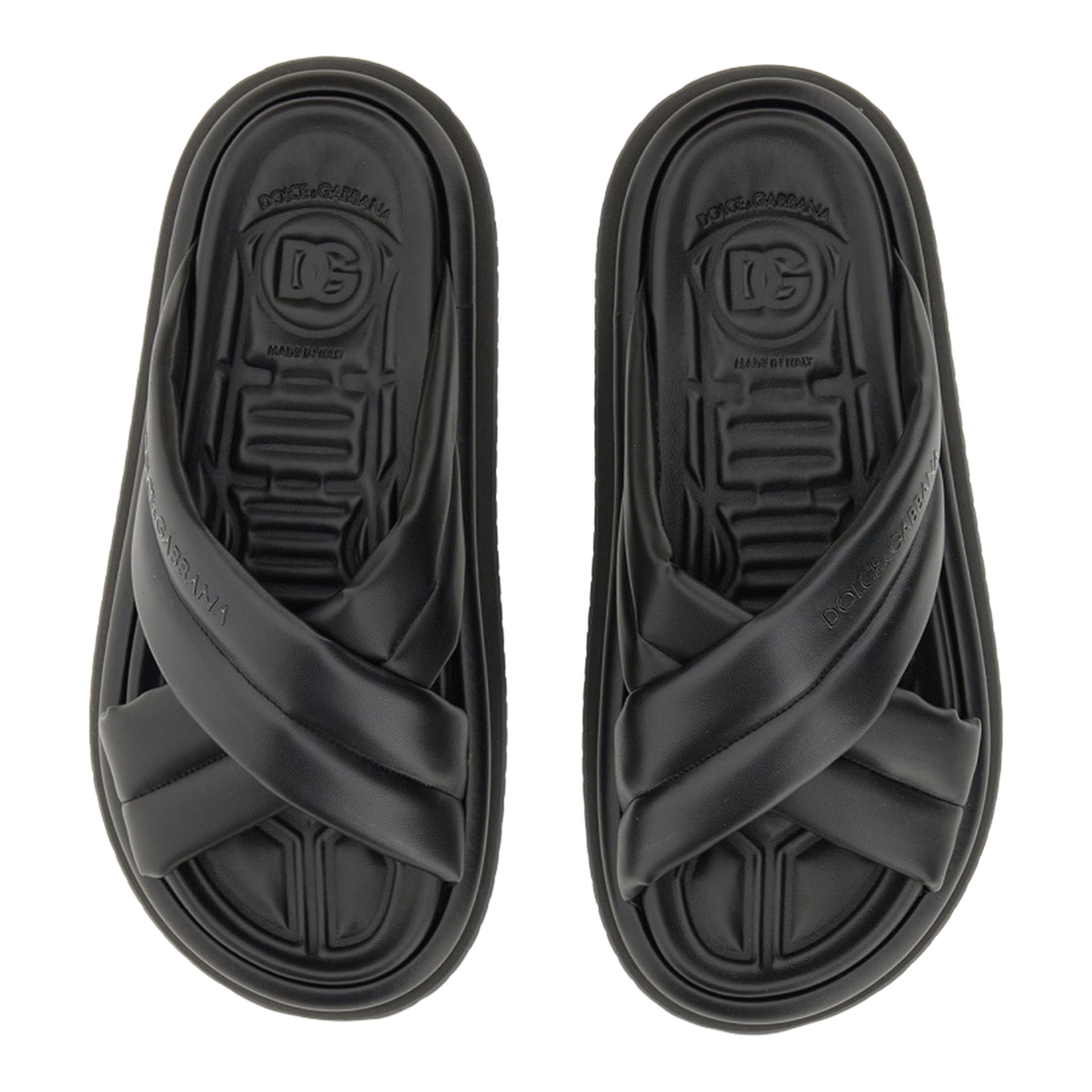 Nappa Effect Fabric Sandal - Image 2