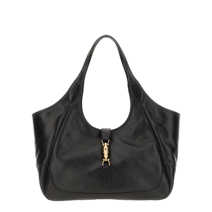 Mercato Medium Soft Leather Tote - Black - Image 1
