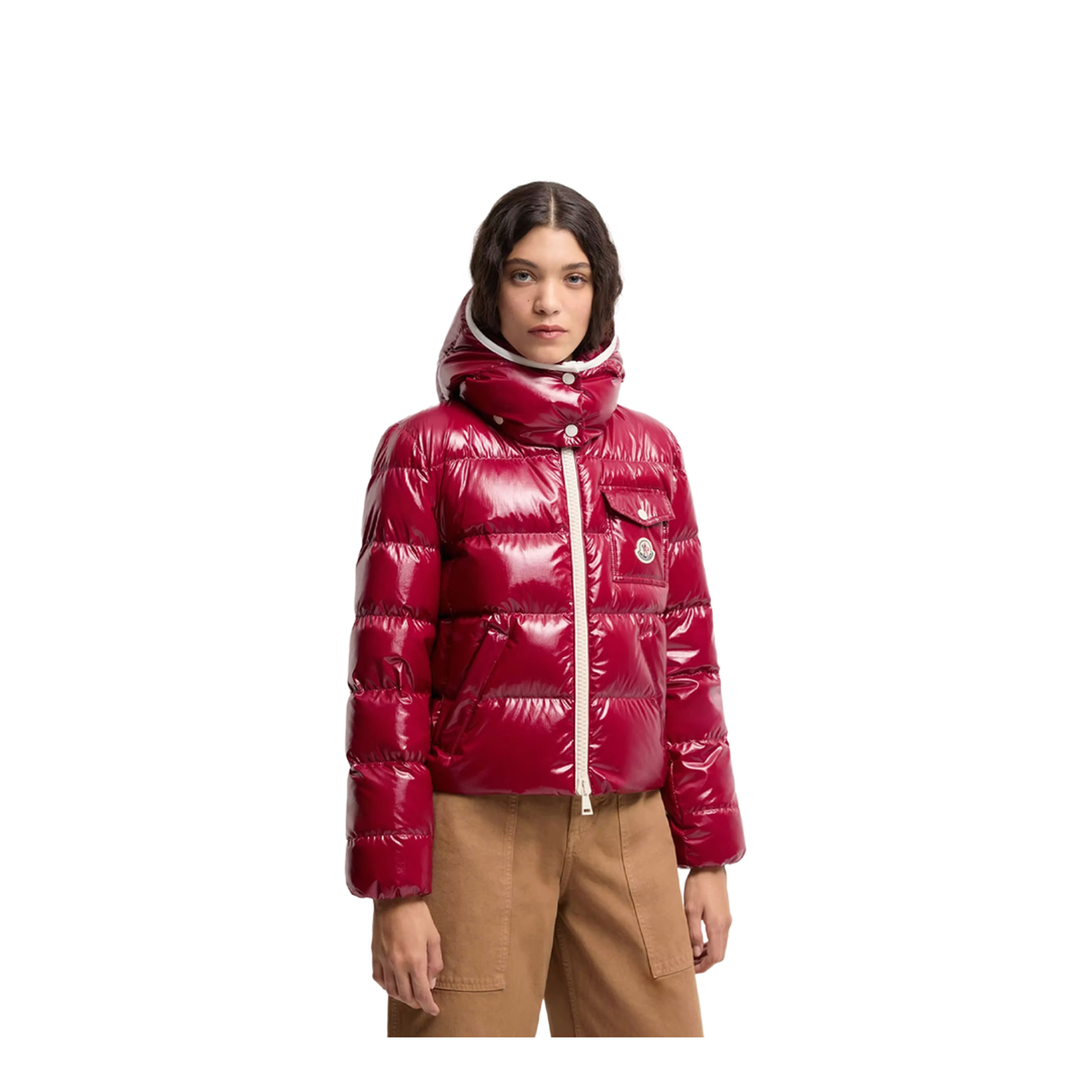 Short Down Jacket with Detachable Hood - Image 3