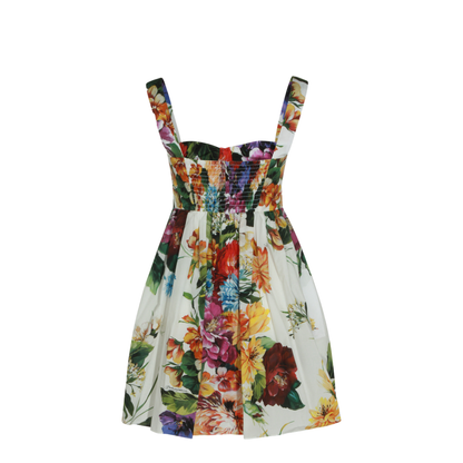Bouquet Print Poplin Dress - Image 4